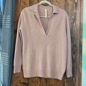 Aritzia The Group by Babaton Circuit Sweater in Orchid oversized